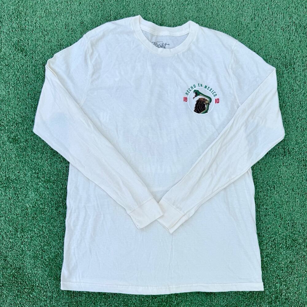 Eighty Eight Brand Hawk Sweatshirt Beige Long Sleeve Hecho En Mexico 1810